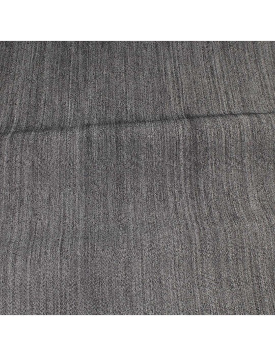 Tissu jean coton/élasthanne 130 cm gris clair