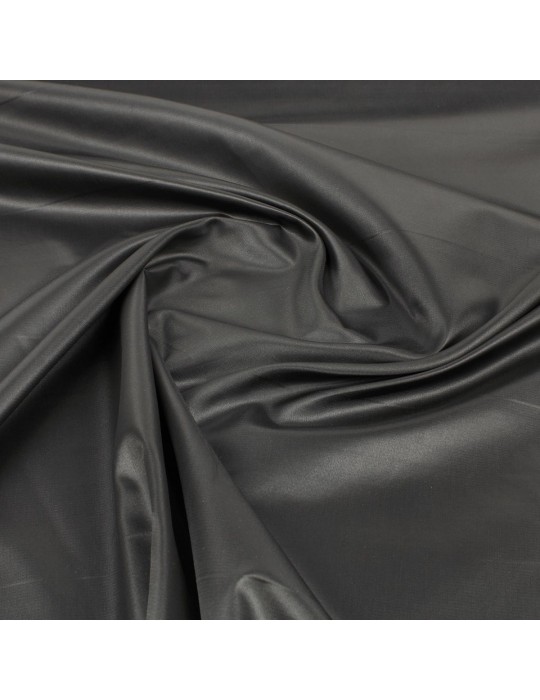 Tissu doublure satin noir antitstatique