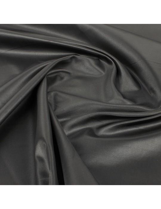 Tissu doublure satin noir antitstatique