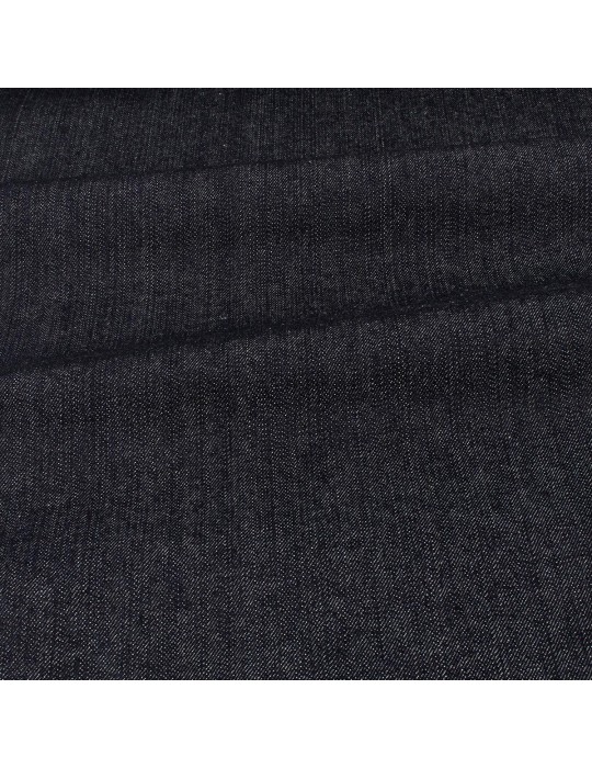 Tissu jean coton 150 cm bleu