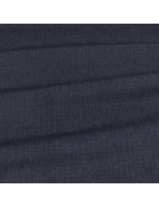 Tissu jean coton 150 cm bleu