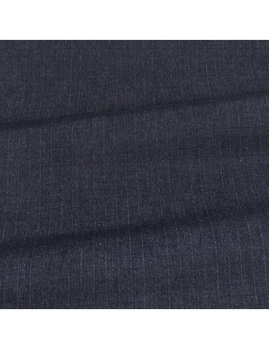 Tissu jean coton 150 cm bleu