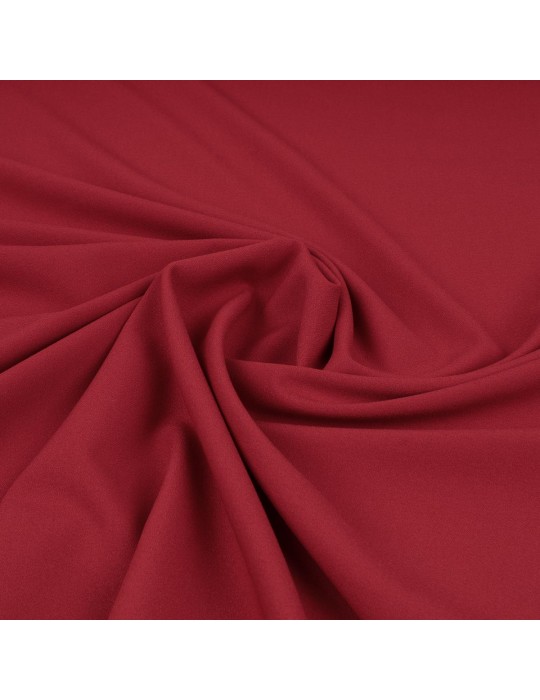 Tissu crêpe uni rouge