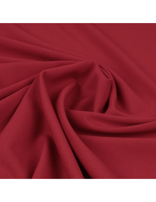 Tissu crêpe uni rouge