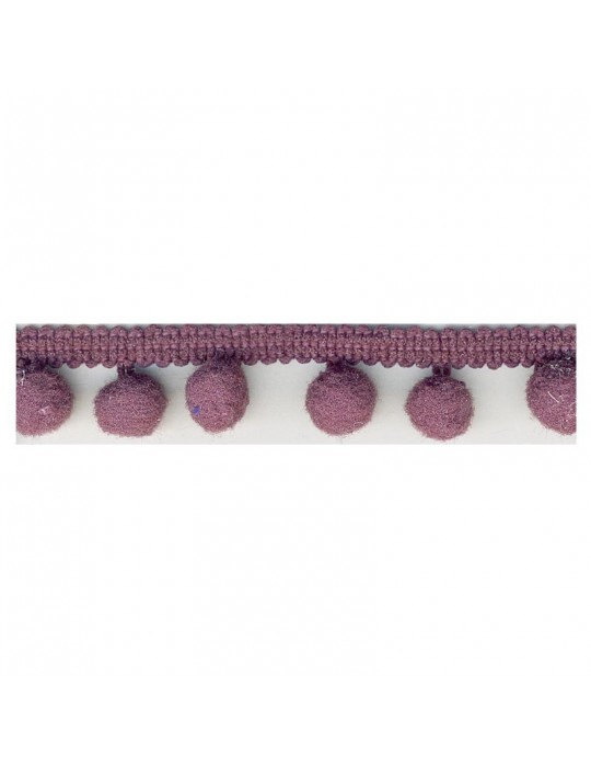 Galon petits pompons 10 mm violet