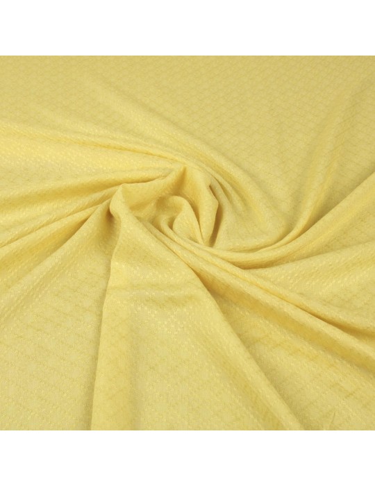 Tissu viscose uni jaune