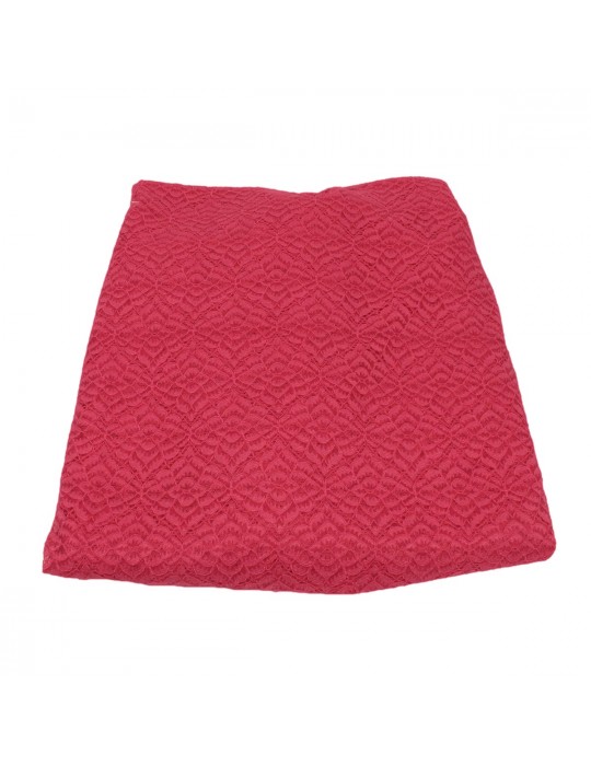 Coupon dentelle rose 300 x 145 cm