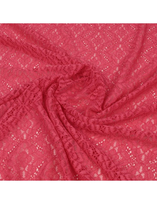 Coupon dentelle rose 300 x 145 cm