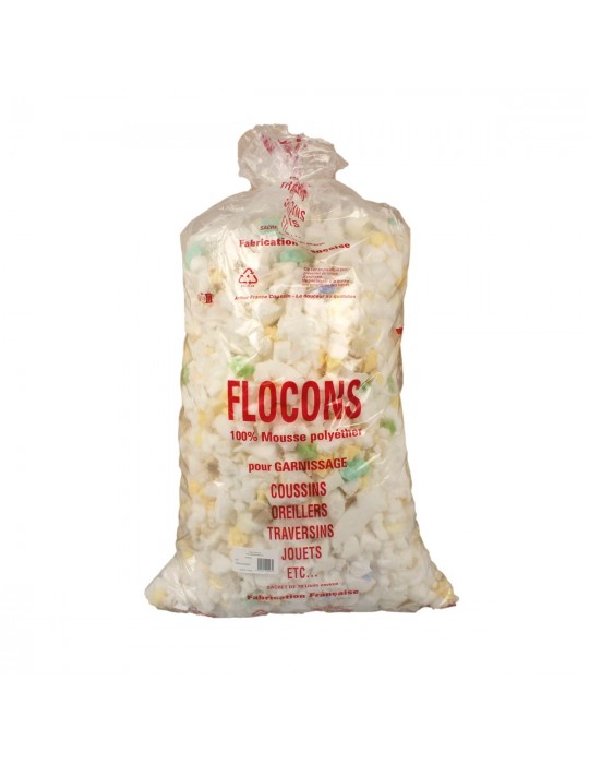 Flocons mousse de rembourrage multicolore