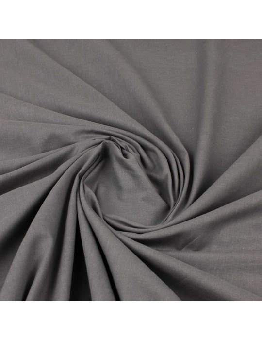 Toile à drap gris plomb