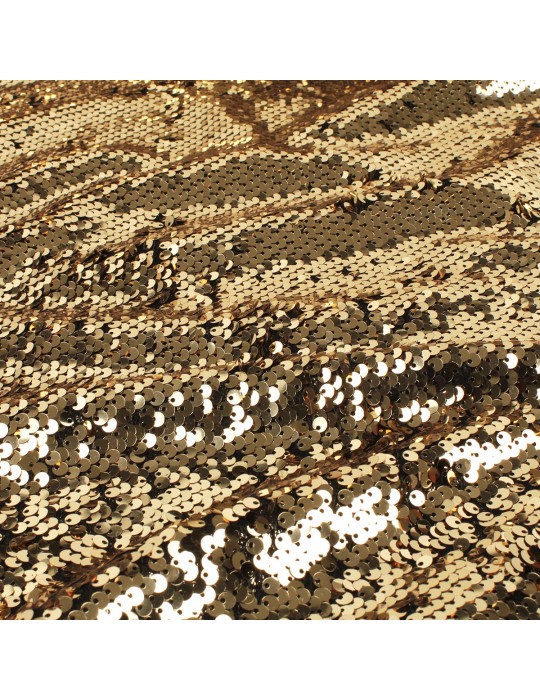 Tissu paillette sequin doré