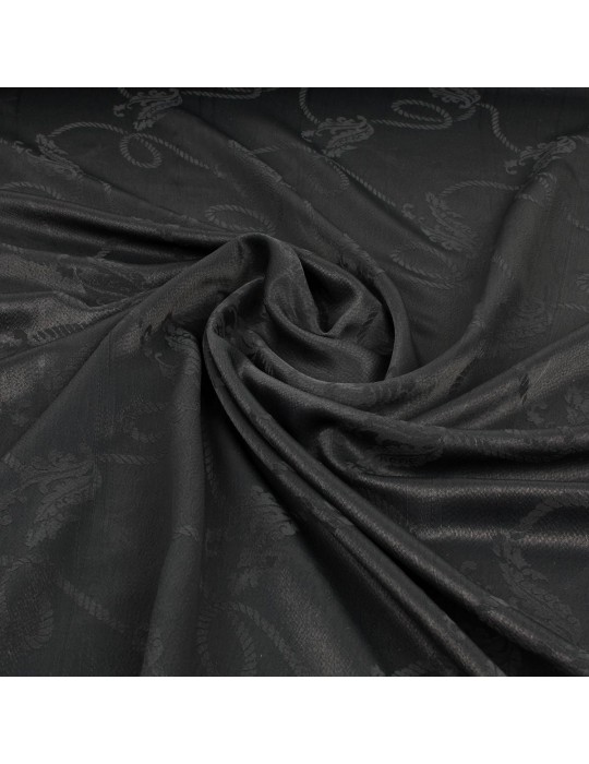 Tissu d'habillement polyester noir