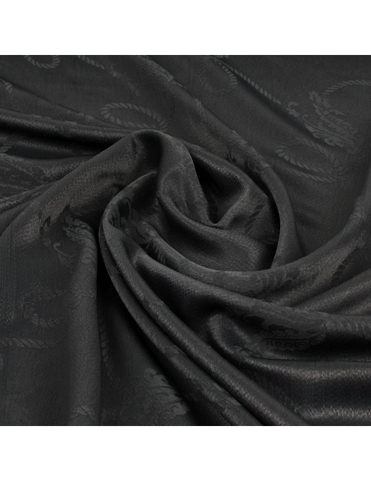 Tissu d'habillement polyester noir