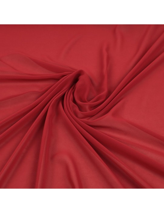 Tissu mousseline rouge