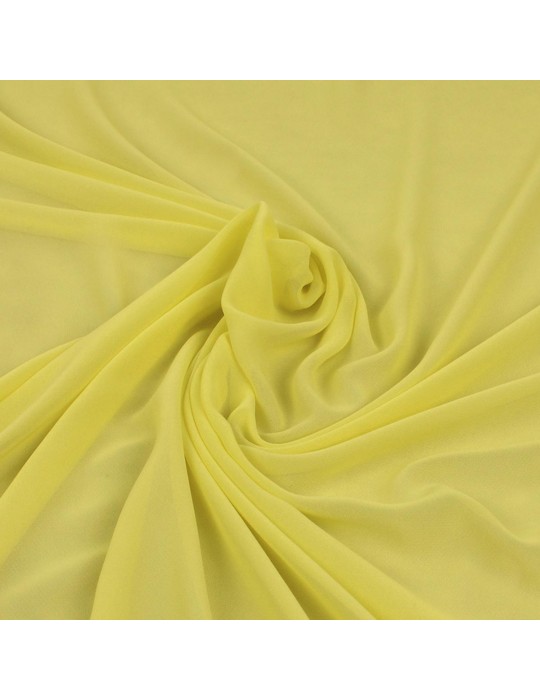 Tissu mousseline jaune