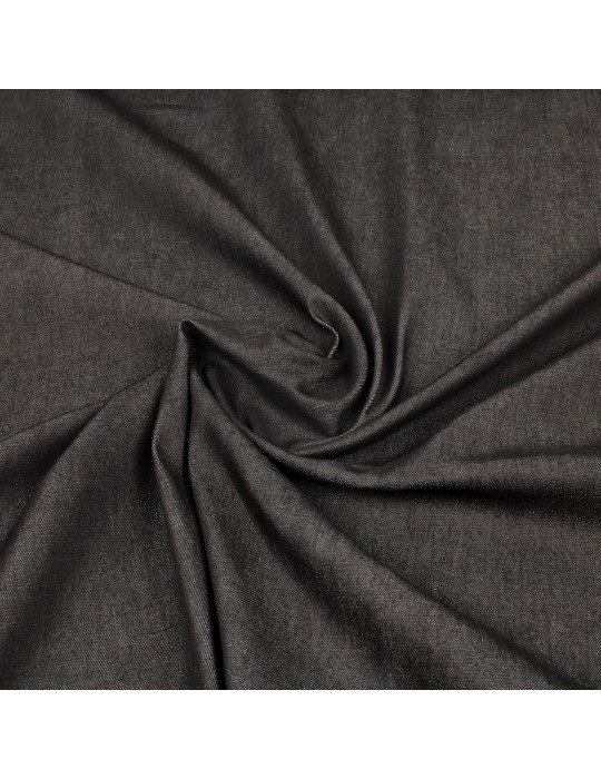 Tissu jean élasthanne 145 cm noir