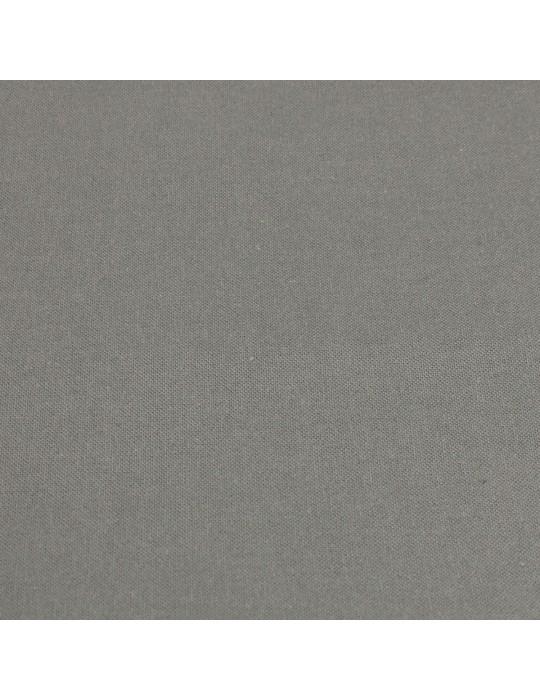 Coupon coton uni 300 x 150 cm gris