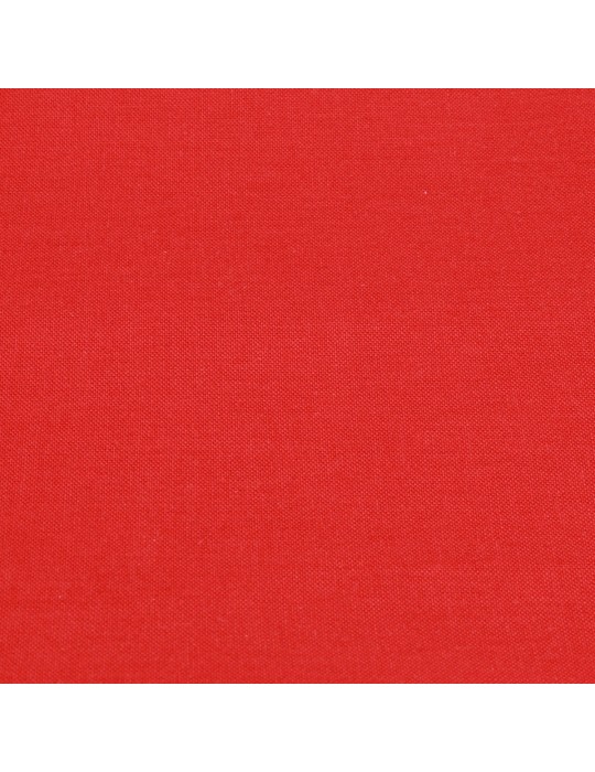 Coupon coton uni 300 x 150 cm rouge