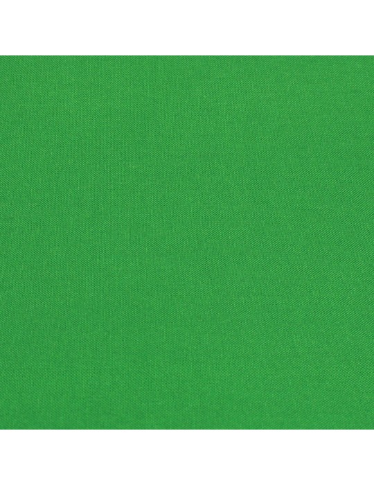 Coupon coton uni 300 x 150 cm vert