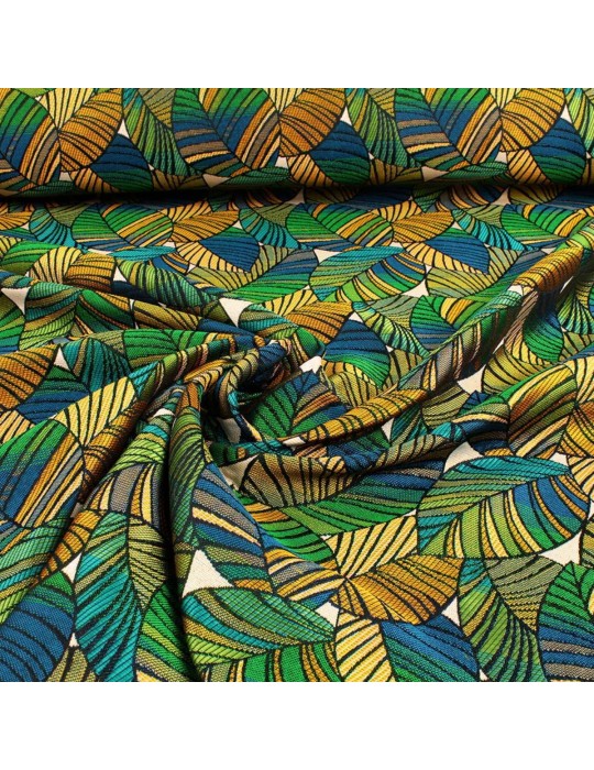 Tissu jacquard zambie vert