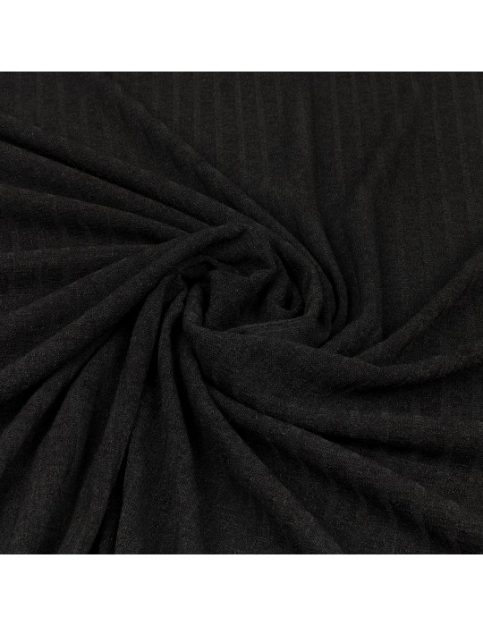 Tissu jersey noir