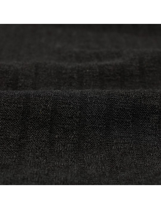 Tissu jersey noir