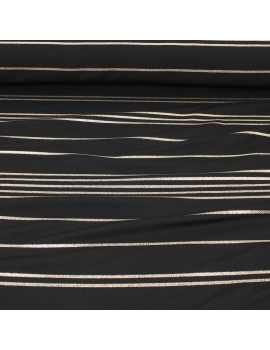 Tissu jersey foil noir