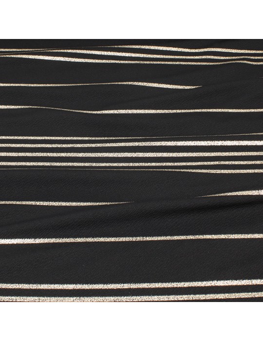 Tissu jersey foil noir