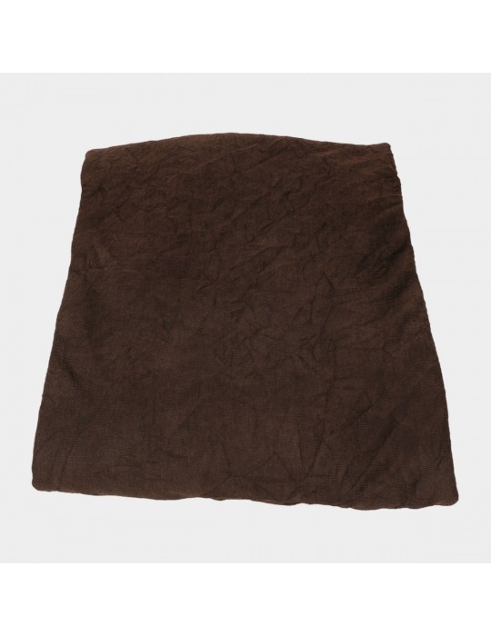 Coupon tissu jersey uni marron 300 x 145 cm