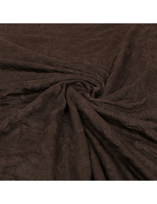 Coupon tissu jersey uni marron 300 x 145 cm