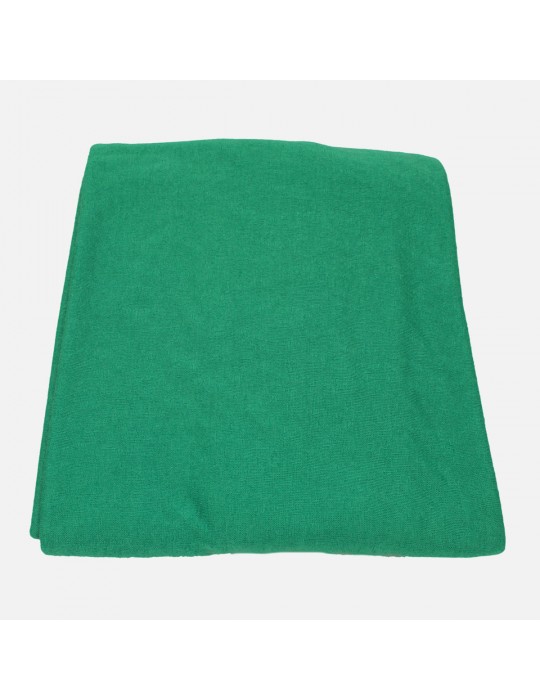 Coupon tissu jersey uni vert 300 x 145 cm