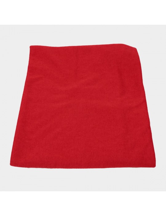 Coupon tissu jersey uni rouge 300 x 145 cm