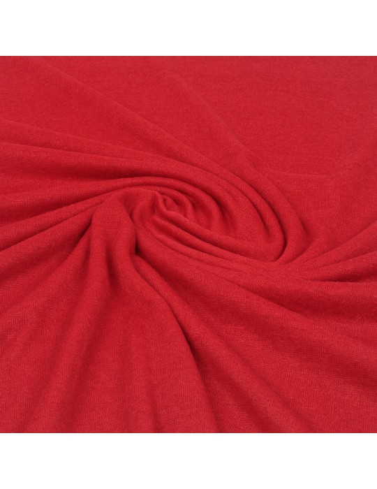 Coupon tissu jersey uni rouge 300 x 145 cm