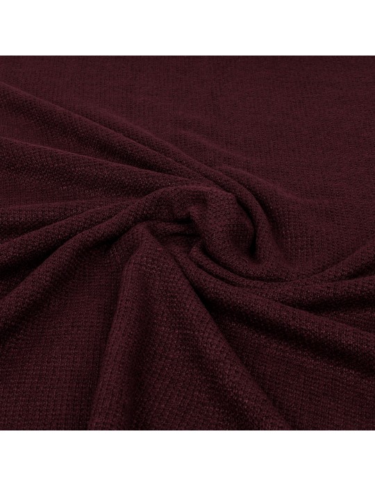 Coupon tissu jersey maille bordeaux 200 x 140 cm