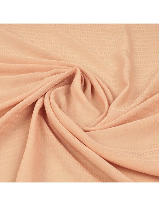 Tissu mousseline géométrique rose