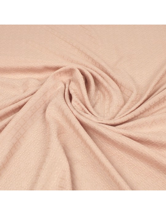 Tissu viscose géométrique rose