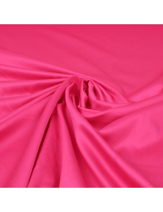 Tissu coton/polyester fuchsia