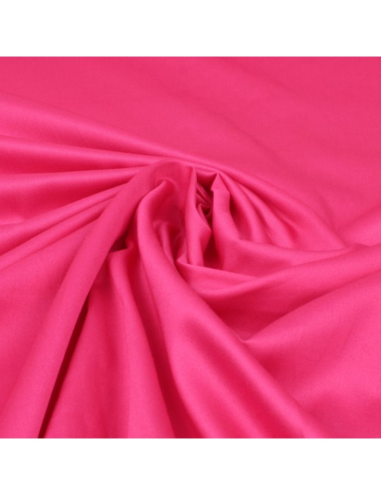 Tissu coton/polyester fuchsia