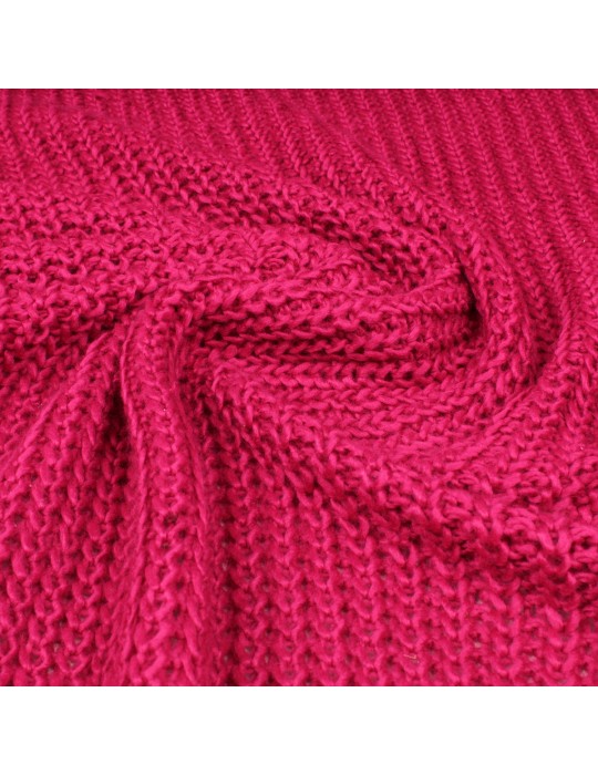 Tissu jersey framboise