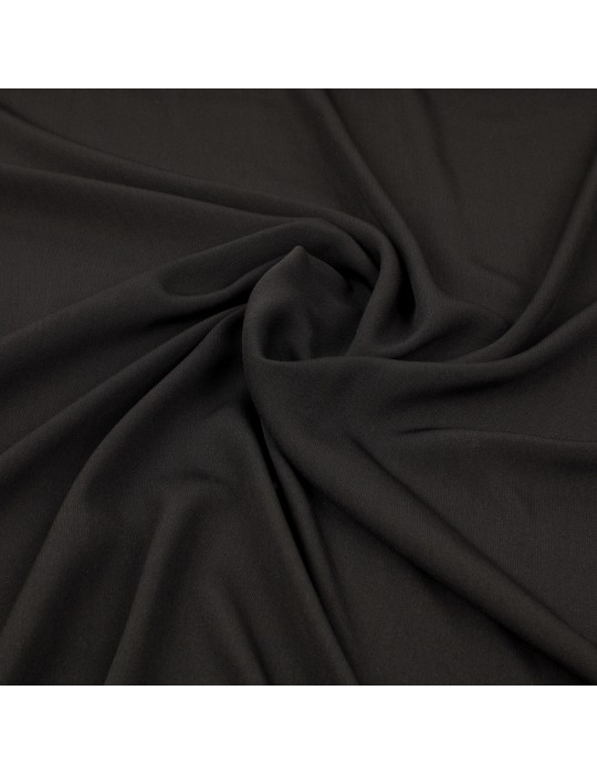 Tissu d'habillement polyester/viscose noir