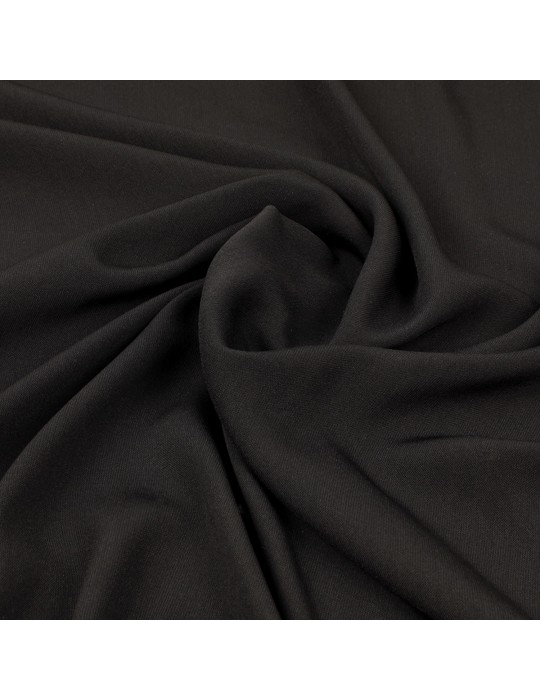 Tissu d'habillement polyester/viscose noir