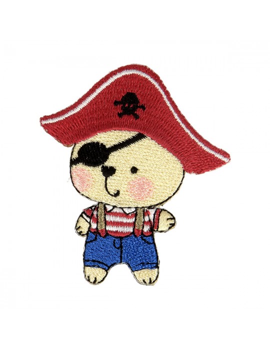 Ecusson thermocollant ours pirate