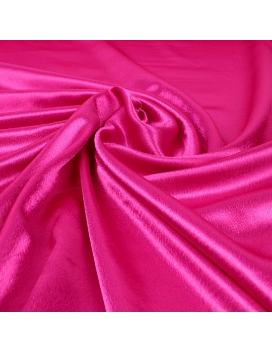 Tissu satin uni fuchsia