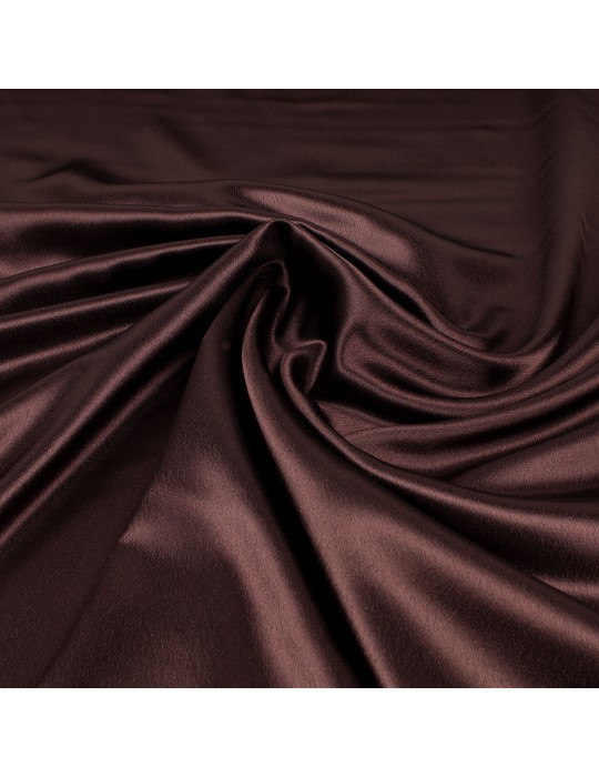 Tissu satin uni bordeaux