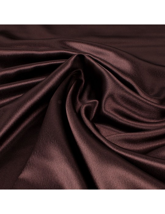 Tissu satin uni bordeaux