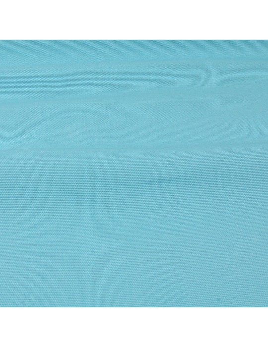 Tissu coton bleu ciel