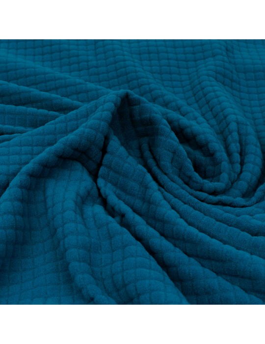 Coupon habillment polyester bleu 300 x 150 cm