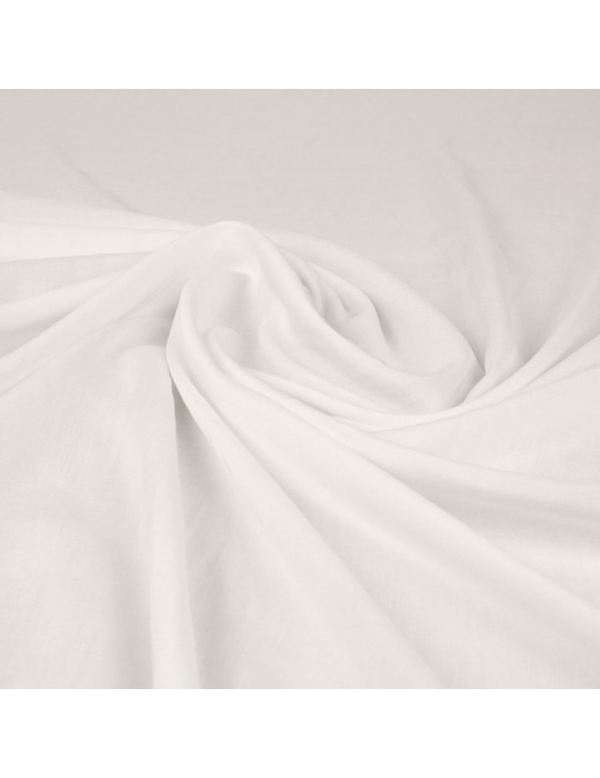 Tissu voile de viscose blanc