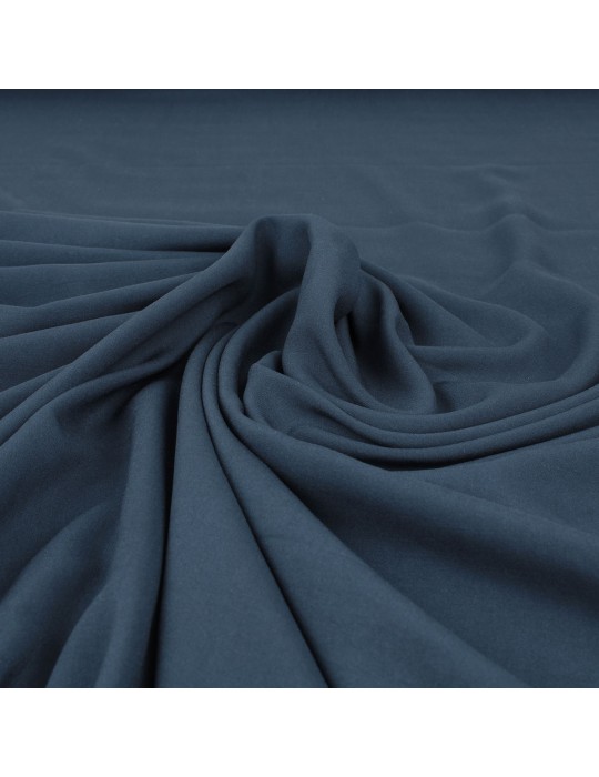 Tissu voile de viscose bleu marine