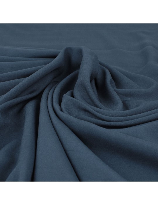 Tissu voile de viscose bleu marine